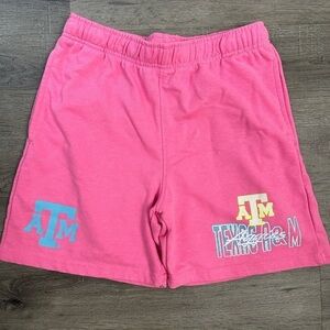 Texas A&M Aggies Girls L Women’s XS-S lounge shorts | pink neon TAMU